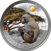 1000 Francs Baboon reverse image