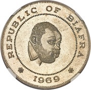 1 Crown Chukwuemeka Odumegwu Ojukwu obverse image