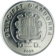 10 Diners Pope Benedict XVI obverse image