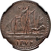 ⅛ Penny Mac Gregor Laird reverse image