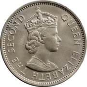 2 Shillings - Elizabeth II 1st portrait obverse image