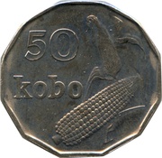 50 Kobo, Nigeria, 1991 reverse image