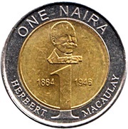 1 Naira reverse image