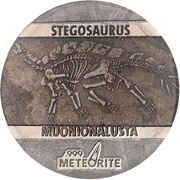 5 Cents - Elizabeth II Stegosaurus reverse image