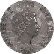 5 Cents - Elizabeth II Tyrannosaurus obverse image