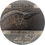 5 Cents - Elizabeth II Ichthyosaurus reverse image