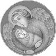 1 Rouble Day Angel, Belarus, 2019 reverse image