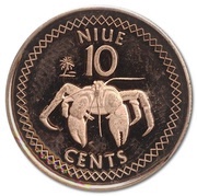 10 Cents - Elizabeth II 3rd portrait reverse image
