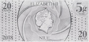 20 Cents - Elizabeth II Year of the Dog obverse image