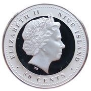 50 Cents - Elizabeth II Archery obverse image
