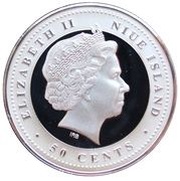 50 Cents - Elizabeth II Football obverse image