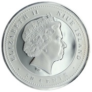 50 Cents - Elizabeth II Javelin throw obverse image