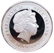 50 Cents - Elizabeth II Running obverse image