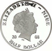 ½ Dollar - Elizabeth II Pope John Paul II in Berlin obverse image