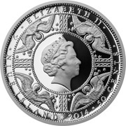 50 Cents - Elizabeth II Charlemagne obverse image