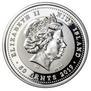 50 Cents - Elizabeth II Wedding Set obverse image