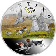 50 Cents - Elizabeth II Hunting, Niue, 2020 reverse image