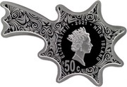 50 Cents - Elizabeth II Christmas Star obverse image