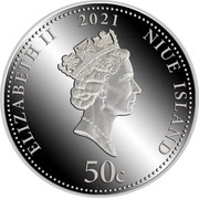 50 Cents - Elizabeth II Year of the Ox obverse image