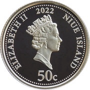 50 Cents - Elizabeth II Year of the Tiger obverse image