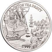 ½ Dollar - Charles III Boston Tea Party reverse image