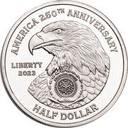 ½ Dollar - Charles III Give me Liberty or Give me Death obverse image