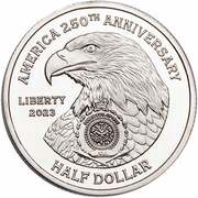 ½ Dollar - Charles III View of the Rights obverse image