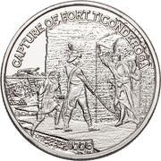 ½ Dollar - Charles III Fort Ticonderoga reverse image