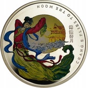 1 Dollar - Elizabeth II Chang'e Flies to the Moon, Niue, 2007 reverse image