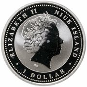 1 Dollar - Elizabeth II Year of the Rat: Wealthy obverse image