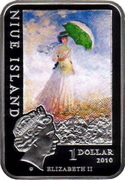 1 Dollar - Elizabeth II Claude Monet obverse image