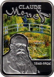 1 Dollar - Elizabeth II Claude Monet, Niue, 2010 reverse image