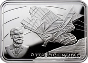 1 Dollar - Elizabeth II Otto Lilienthal, Niue, 2010 reverse image