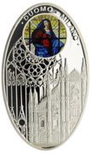 1 Dollar - Elizabeth II Milan Cathedral, Niue, 2010 reverse image