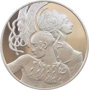 1 Dollar - Elizabeth II Samson and Delilah, Niue, 2010 reverse image