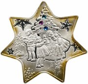 1 Dollar - Elizabeth II Christmas Star, Niue, 2010 reverse image