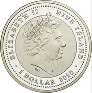 1 Dollar - Elizabeth II Year of the Rabbit obverse image