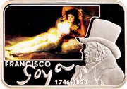 1 Dollar - Elizabeth II Francisco Goya, Niue, 2010 reverse image