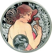 1 Dollar - Elizabeth II Aquarius, Niue, 2010 reverse image