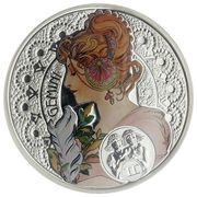 1 Dollar - Elizabeth II Gemini, Niue, 2011 reverse image