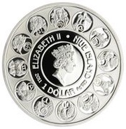 1 Dollar - Elizabeth II Libra obverse image