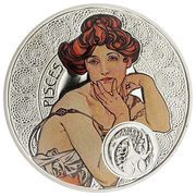 1 Dollar - Elizabeth II Pisces, Niue, 2011 reverse image