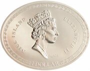 1 Dollar - Elizabeth II Year of the Rabbit obverse image