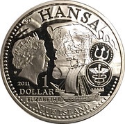 1 Dollar - Elizabeth II Szczecin obverse image