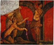 1 Dollar - Elizabeth II Fragment of Villa of Mysteries Fresco: 5/9, Niue, 2011 reverse image