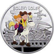 1 Dollar - Elizabeth II Bolek and Lolek, Niue, 2011 reverse image