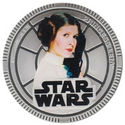 1 Dollar - Elizabeth II Princess Leia, Niue, 2011 reverse image