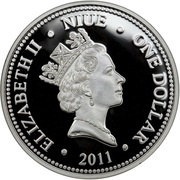 1 Dollar - Elizabeth II Luke Skywalker obverse image