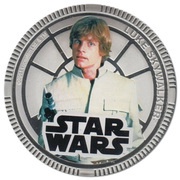 1 Dollar - Elizabeth II Luke Skywalker, Niue, 2011 reverse image