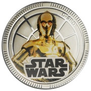 1 Dollar - Elizabeth II C-3PO, Niue, 2011 reverse image